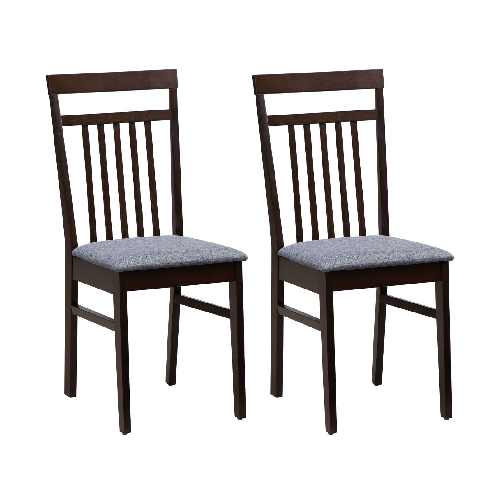 Upholstered Dining Chair Set of 2, Brown Dining Chairs   at Gallery Canada