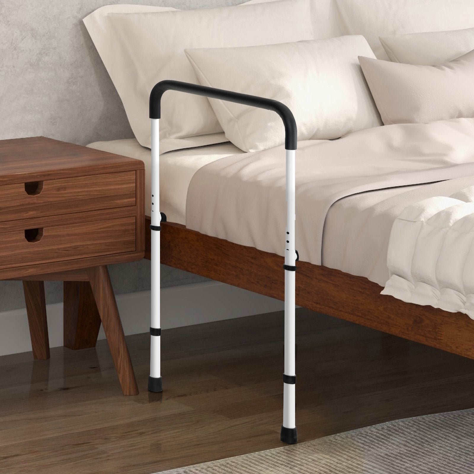 Bed Assist Rail Adjustable Fall Prevention, Silver Health Care   at Gallery Canada