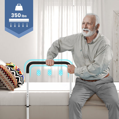 Bed Assist Rail Adjustable Fall Prevention, Silver Health Care   at Gallery Canada