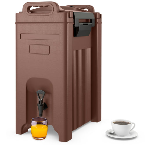 5 Gallon Insulated Beverage Server Dispenser, Coffee