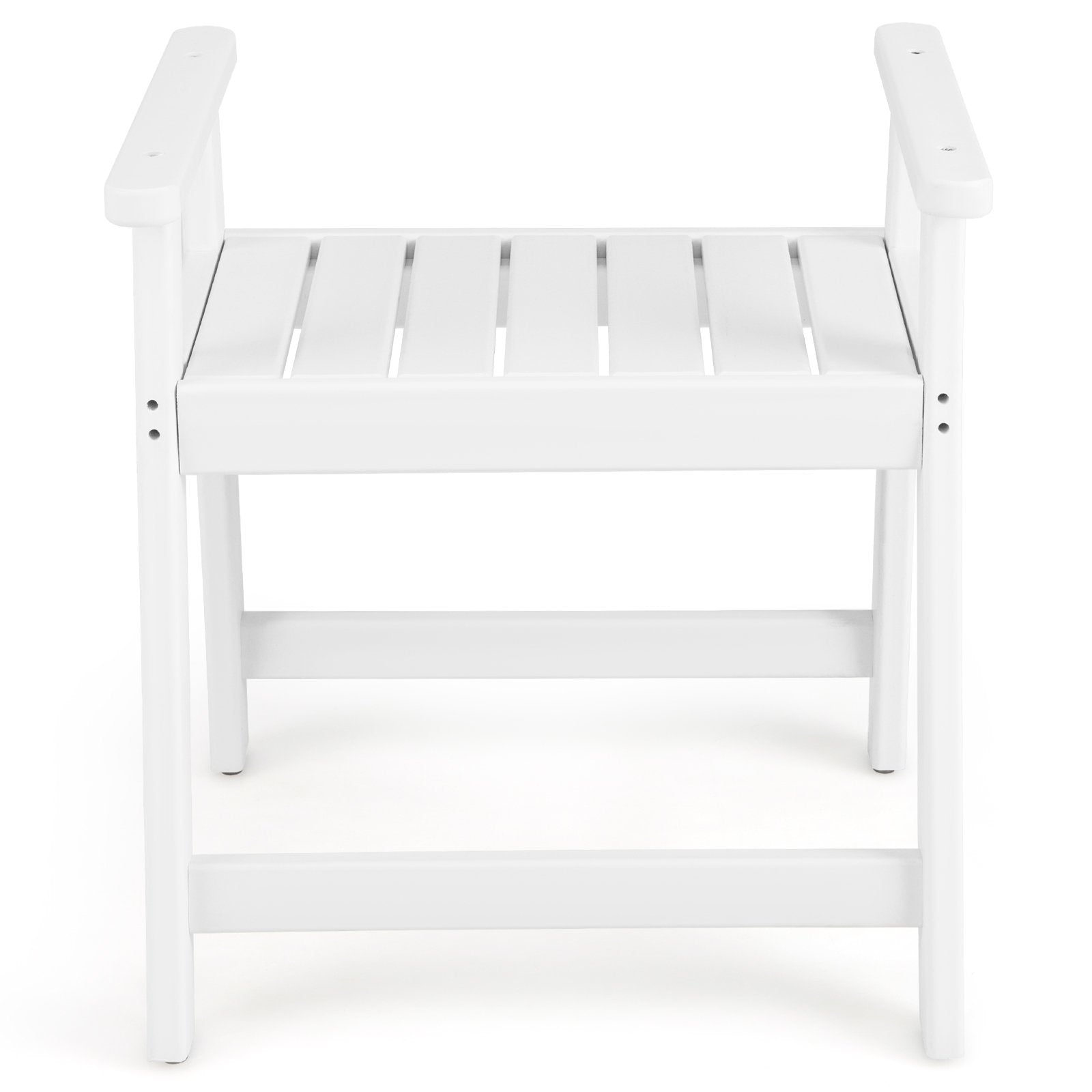 Heavy Duty Shower Bench with Arms for Inside Shower Shaving Legs, White Bath Safety   at Gallery Canada