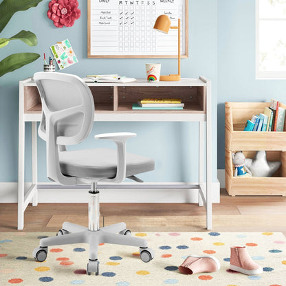 Adjustable Desk Chair with 5 Rolling Casters for Kids, Gray Kids Chairs & Seating   at Gallery Canada