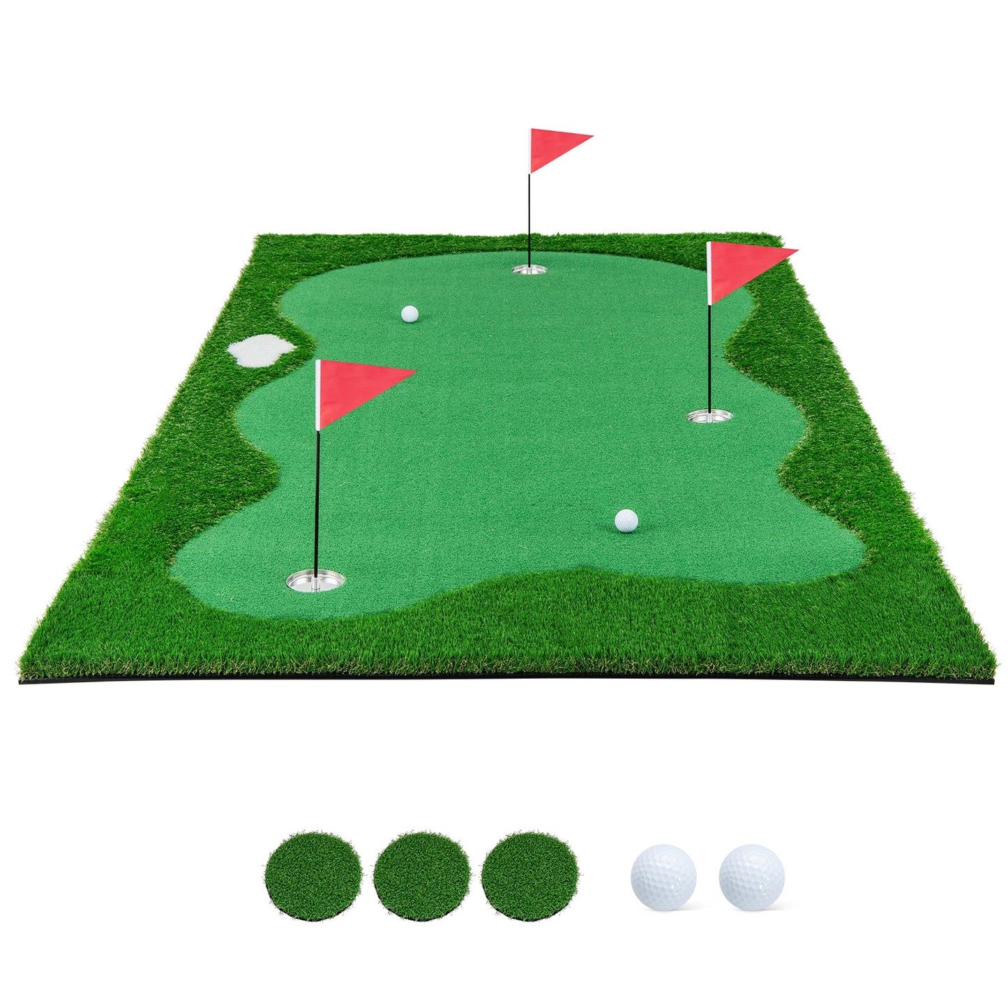 Golf Putting Green with Realistic Artificial Grass Turf-L, Green Golf   at Gallery Canada