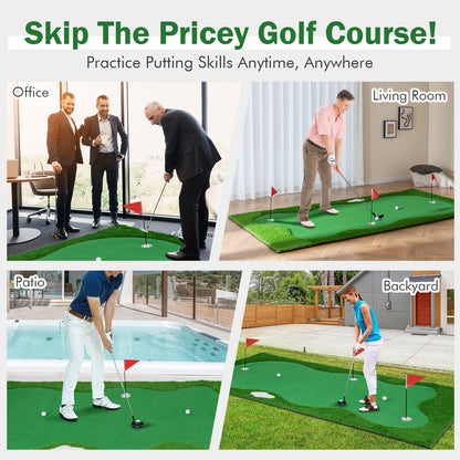 Golf Putting Green with Realistic Artificial Grass Turf-L, Green Golf   at Gallery Canada