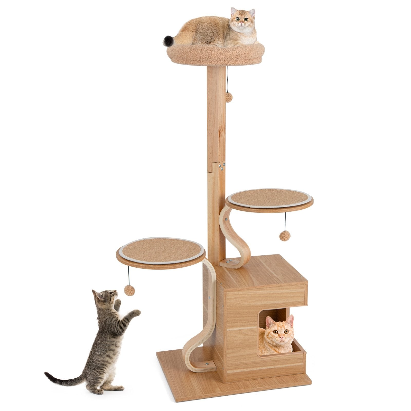 4-Layer Wooden Cat Tree 51