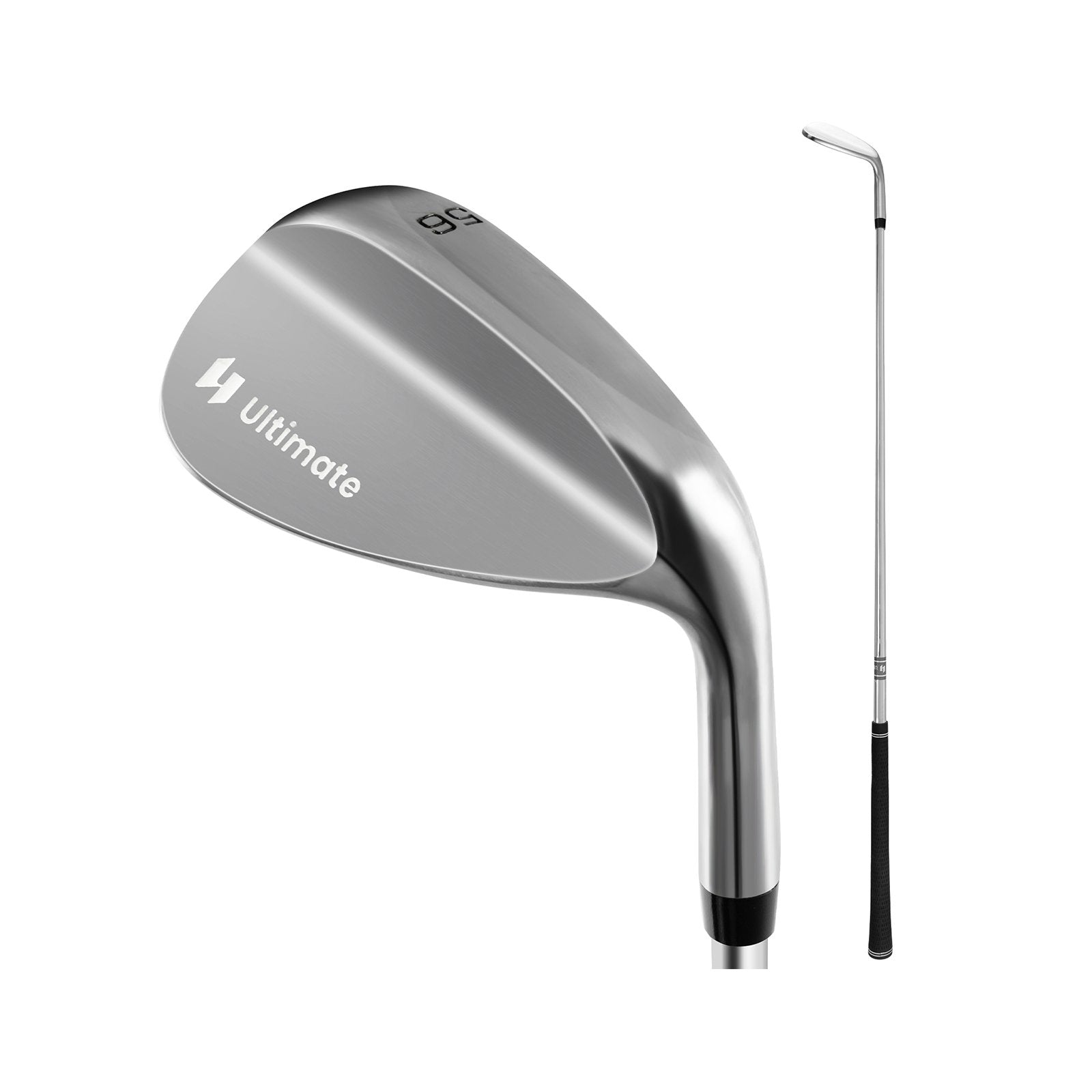 Golf Sand Wedge 56/60 Degree Gap Lob Wedge with Grooves Right Handed-56 Degrees, Silver Golf   at Gallery Canada