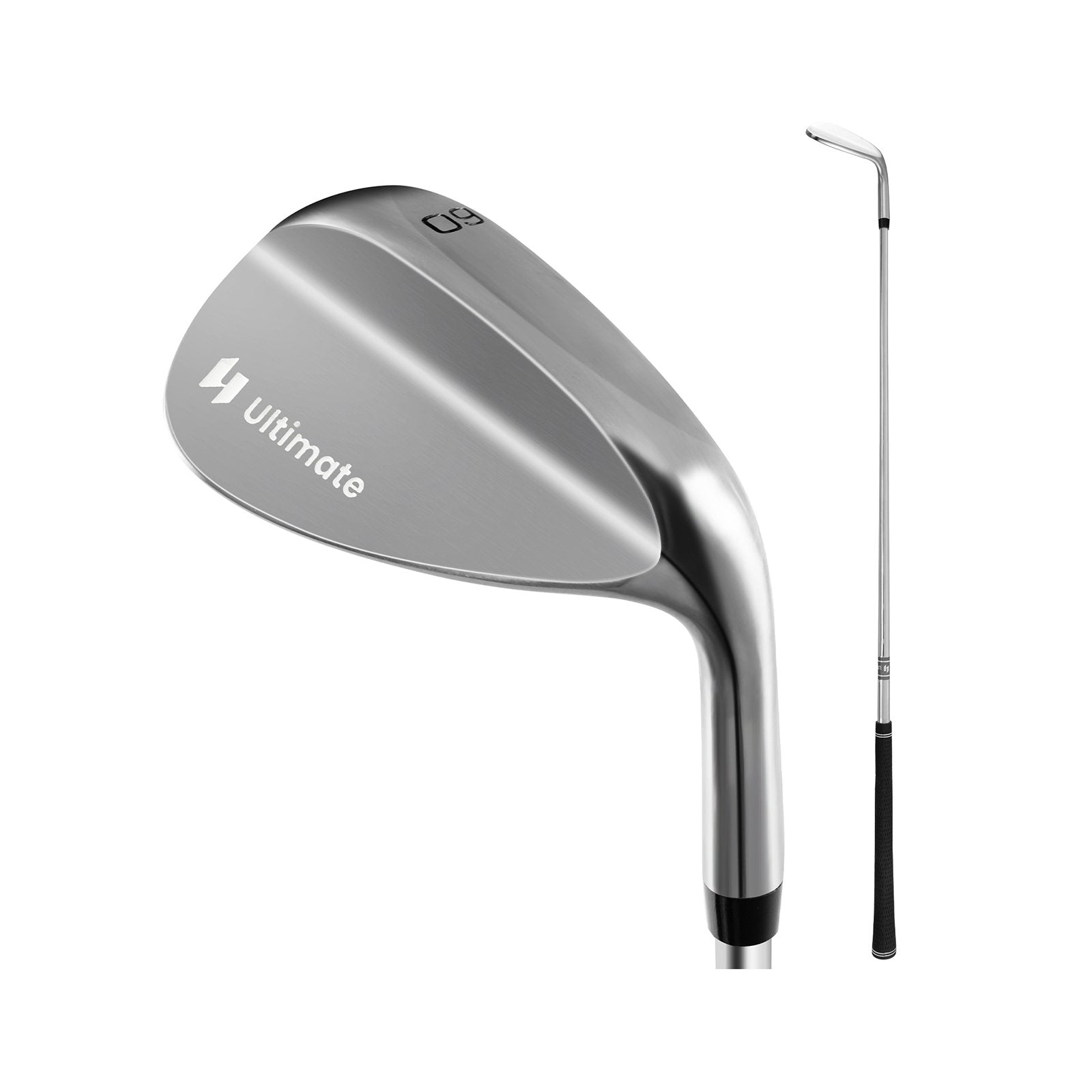 Golf Sand Wedge 56/60 Degree Gap Lob Wedge with Grooves Right Handed-60 Degrees, Silver Golf   at Gallery Canada