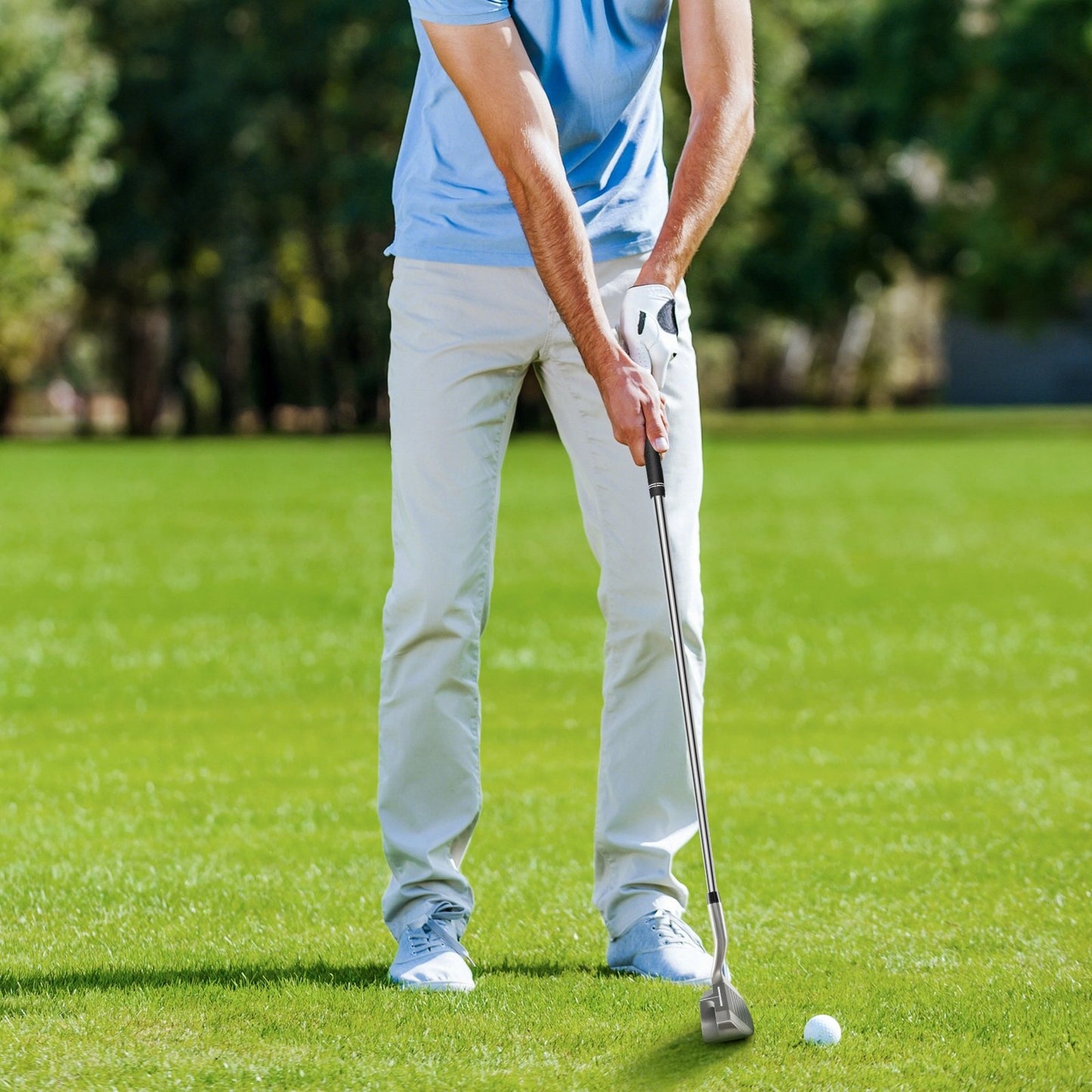 Golf Club Chipper 36 Degree Pinching Wedge to Cut Stroke from Short Game Right Handed, Silver Golf   at Gallery Canada