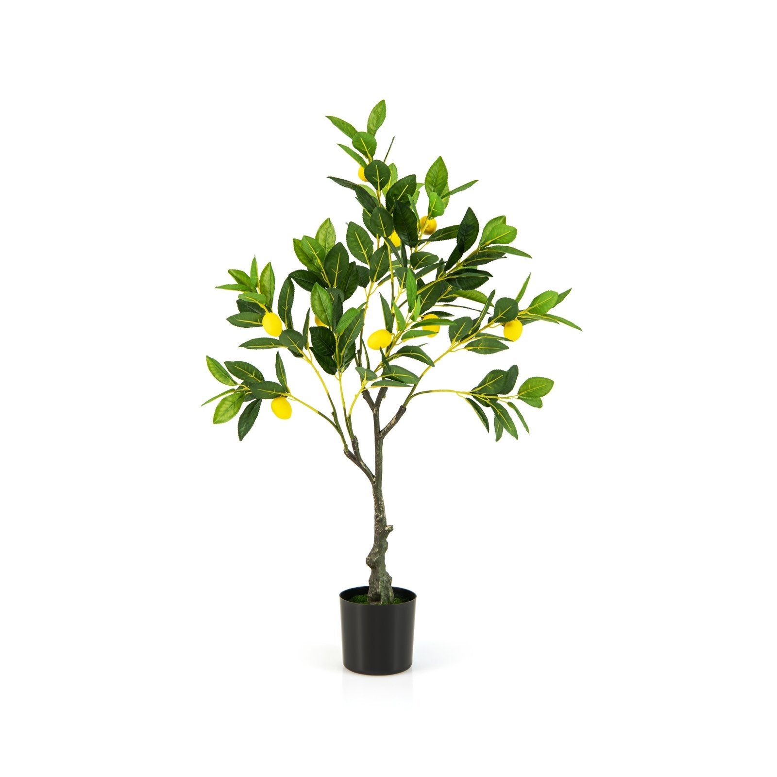 Artificial Lemon Tree 2.6/4/5.2 Feet Tall Fake Lemon Plant wuth Lemon Fruits-2.6 ft Faux Plants   at Gallery Canada