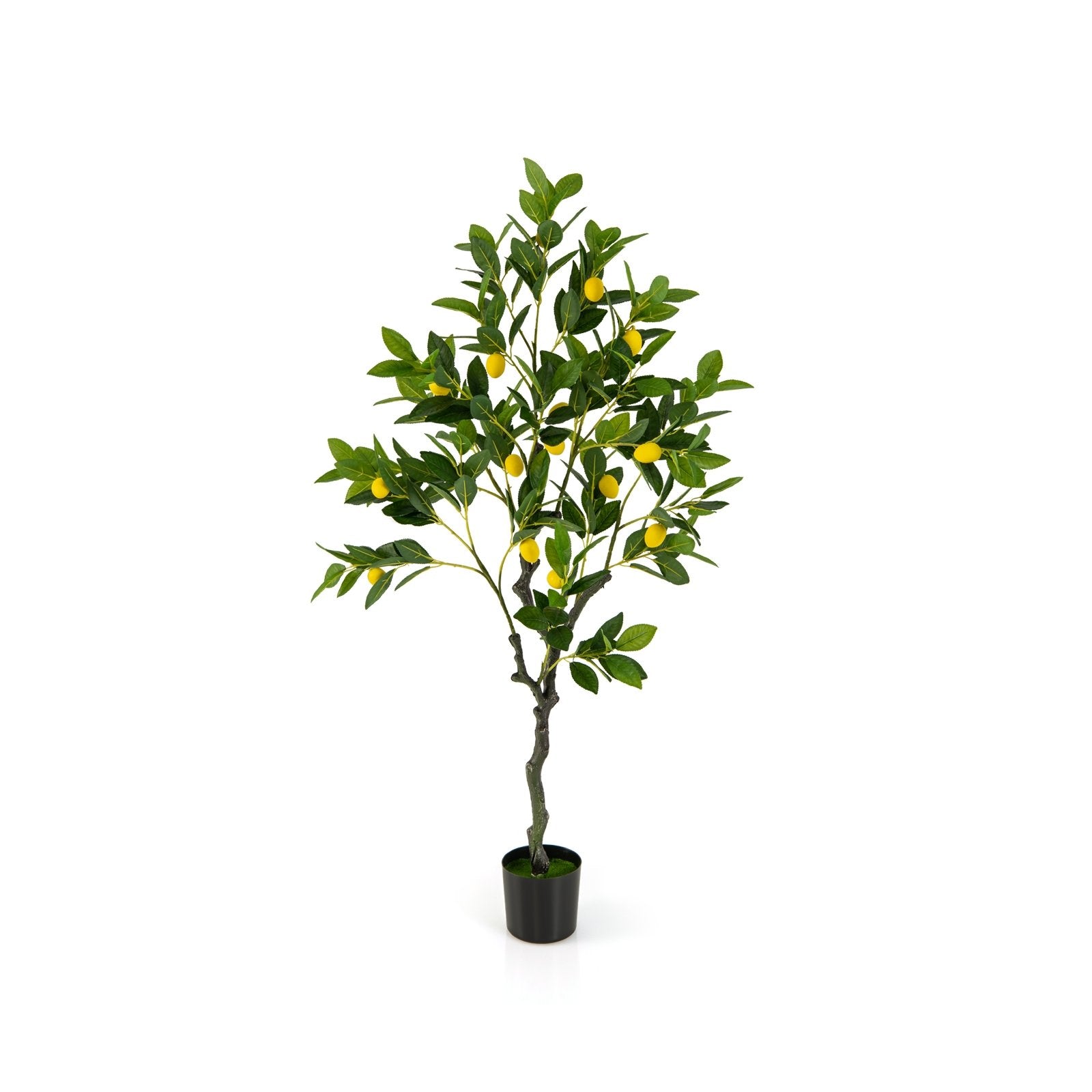 Artificial Lemon Tree 2.6/4/5.2 Feet Tall Fake Lemon Plant wuth Lemon Fruits-4 ft Faux Plants   at Gallery Canada