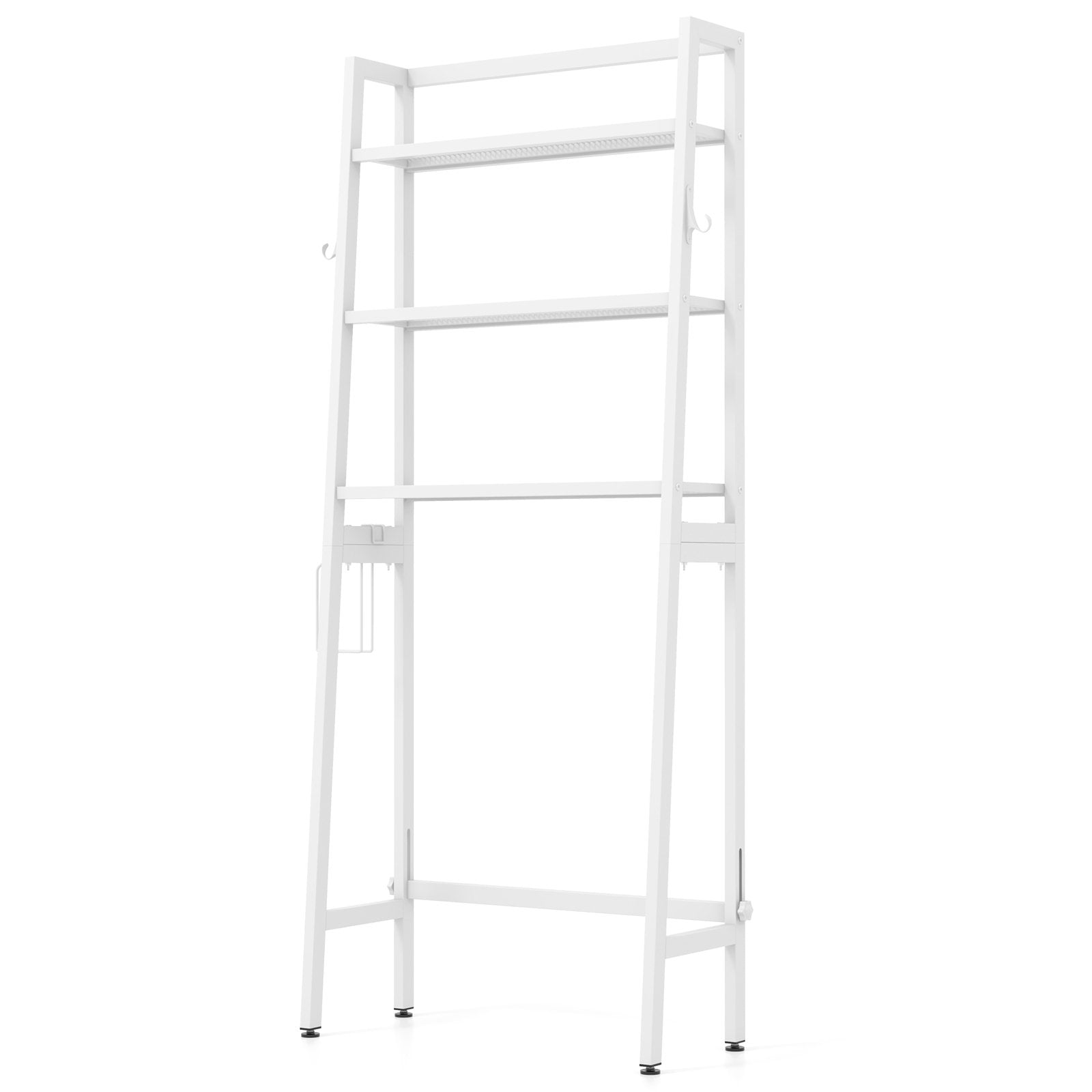 3-Tier Over The Toilet Storage Shelf with Adjustable Bottom Bar, White Bathroom Etagere   at Gallery Canada