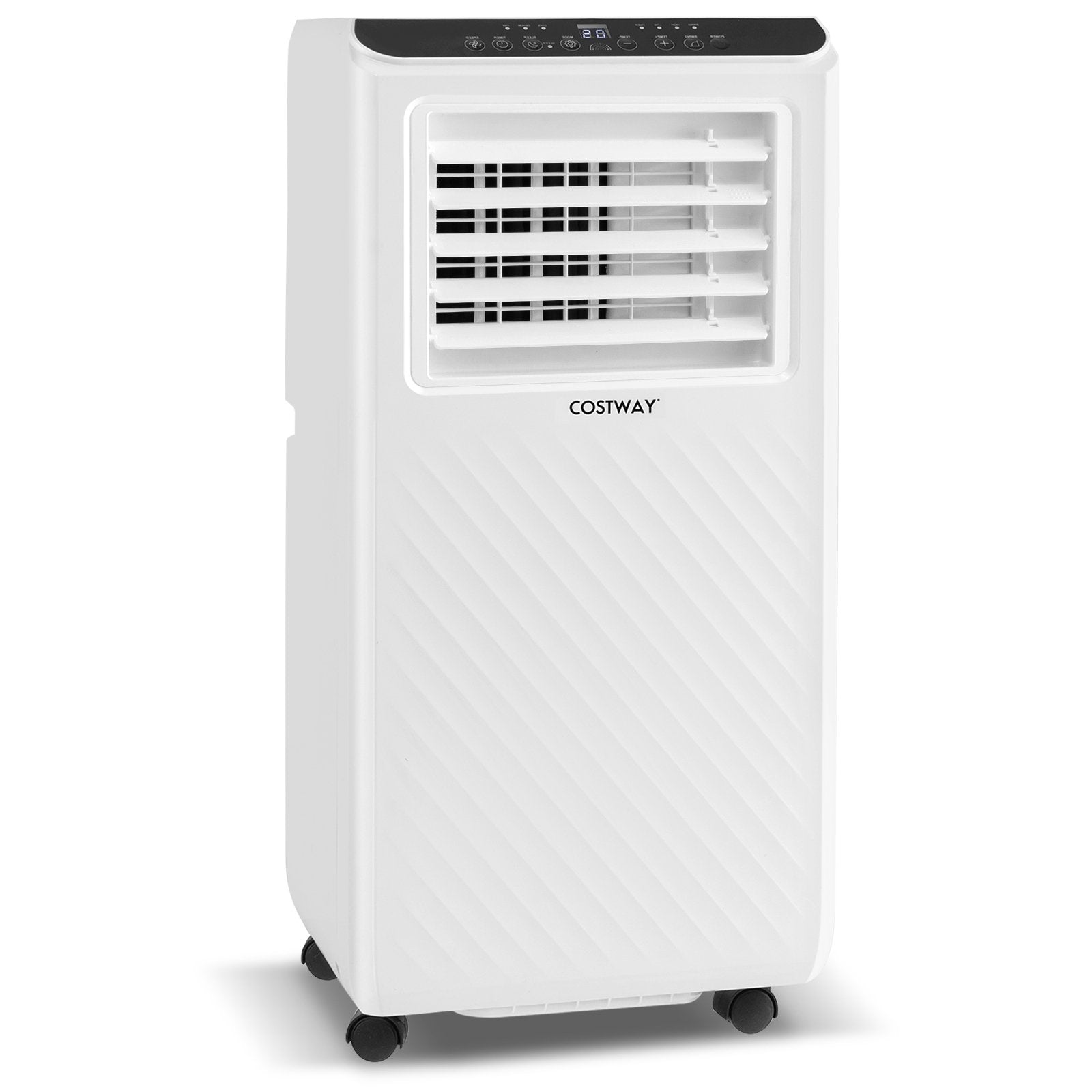 8000 BTU Portable Air Conditioner 3 in 1 Floor AC Unit with Fan and Dehumidifier, White Portable Air Conditioners   at Gallery Canada