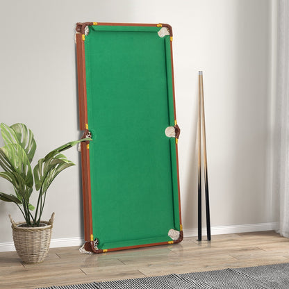 Folding Portable Billiards Table Game Set with Adjustable Foot Levelers, Multicolor Game Room   at Gallery Canada