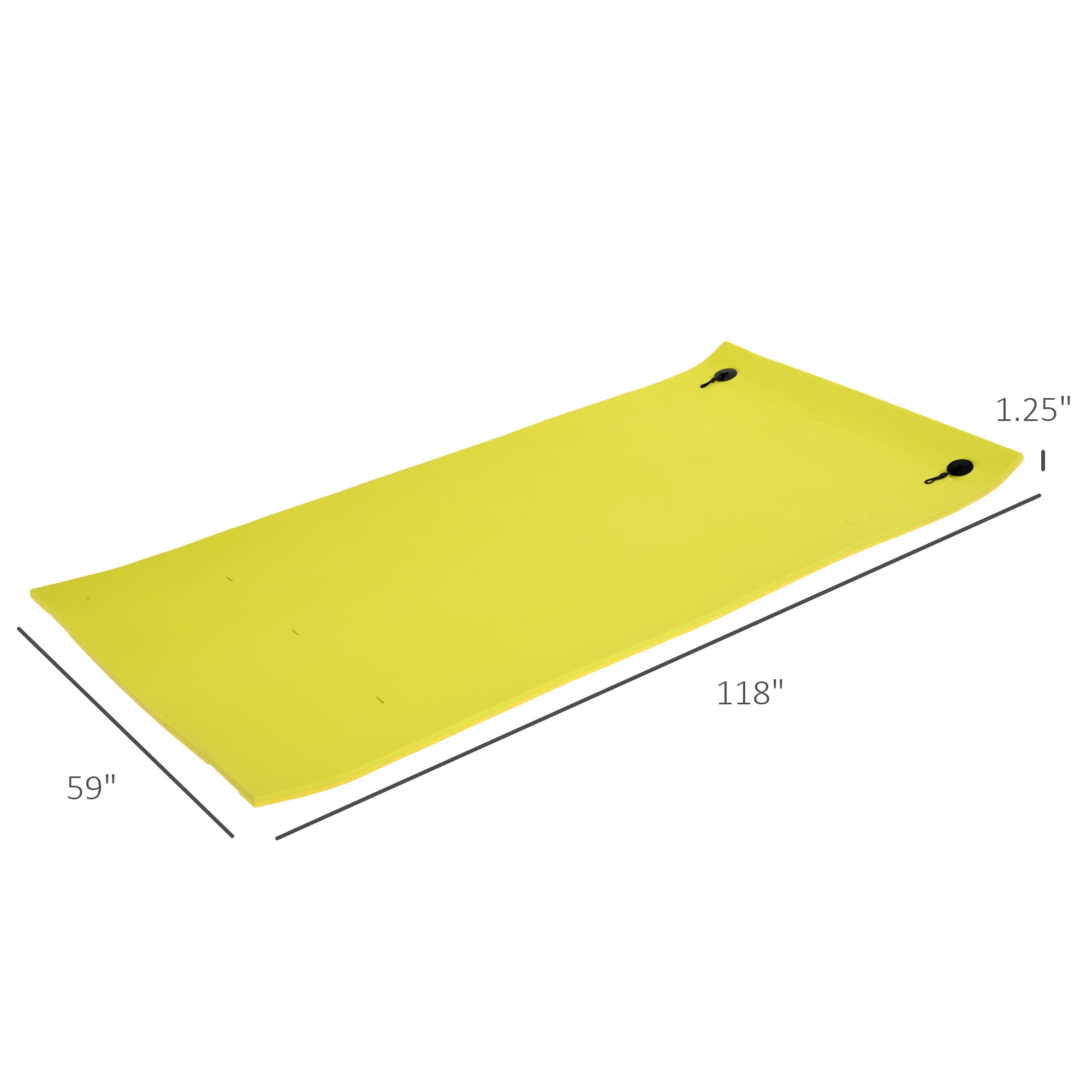 10' x 5' Lily Pad Floating Mat for Water Recreation and Relaxing, Tear-Resistant XPE Foam Water Floating Mat for Lake, River, Beach, Pool, Yellow Floating Water Mats at Gallery Canada