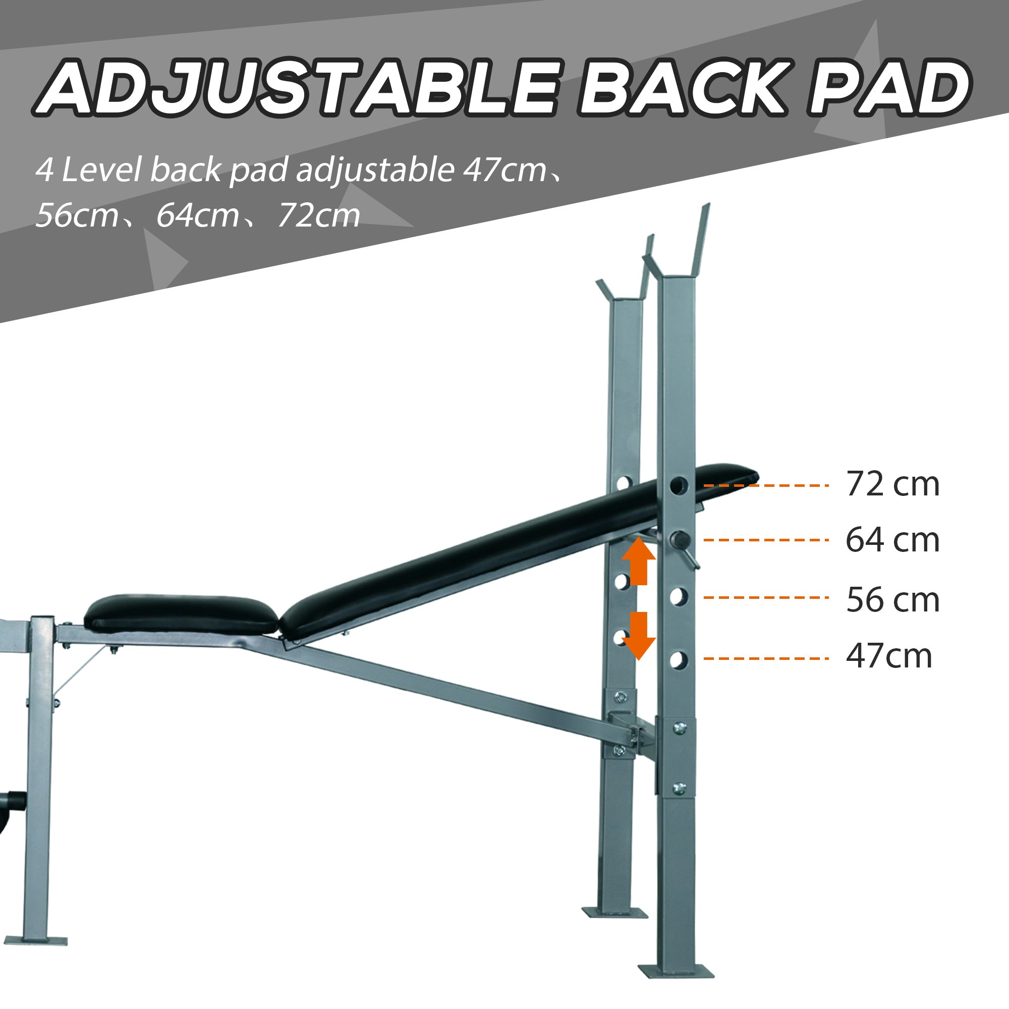 Incline Decline Weight Bench with Leg Extension and Barbell Rack, Adjustable Bench Press Weight Lifting Bench Weight Benches   at Gallery Canada