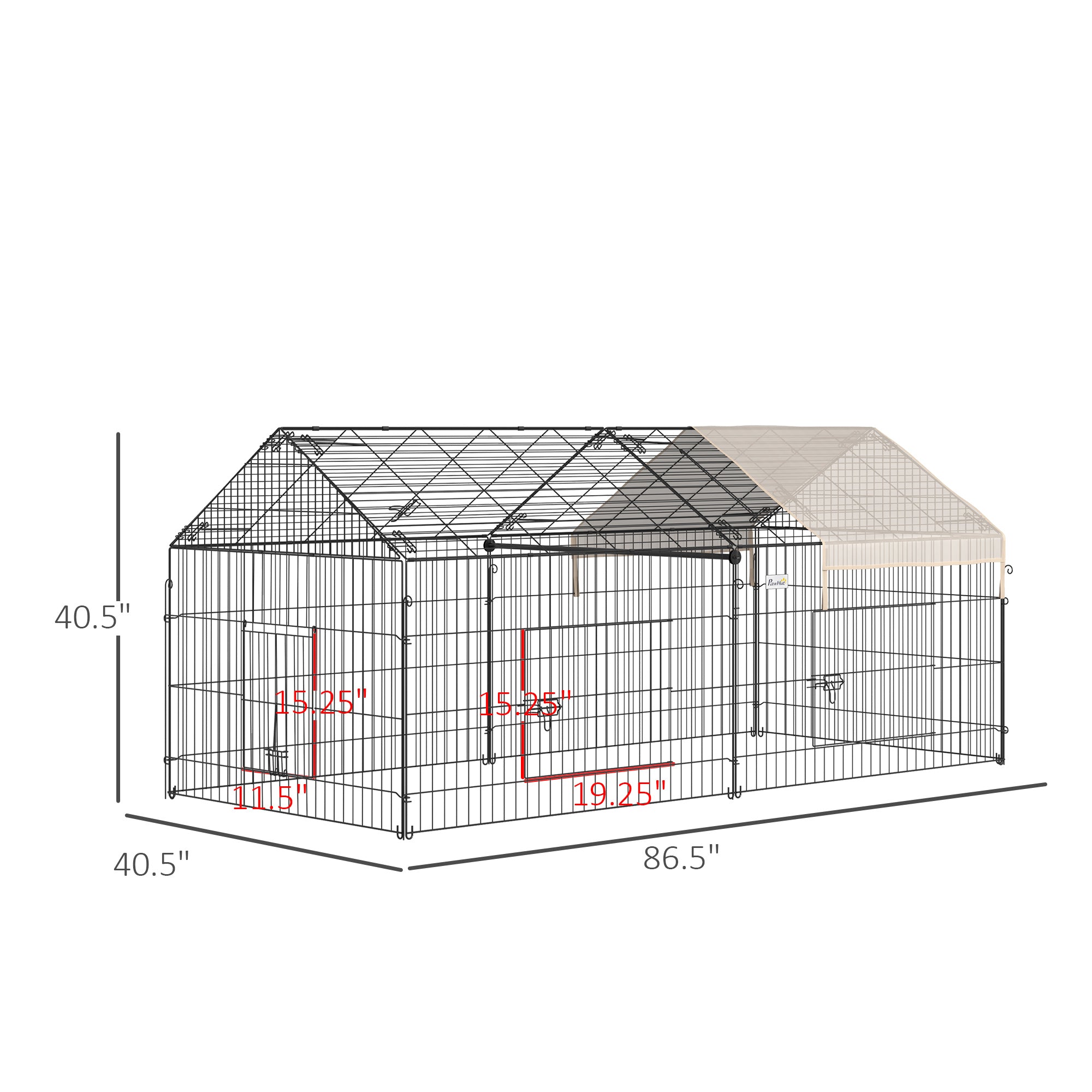 Metal Indoor Ferret Cage, Outdoor Dog Kennel, Small Animal Playpen, Beige Houses & Habitats   at Gallery Canada