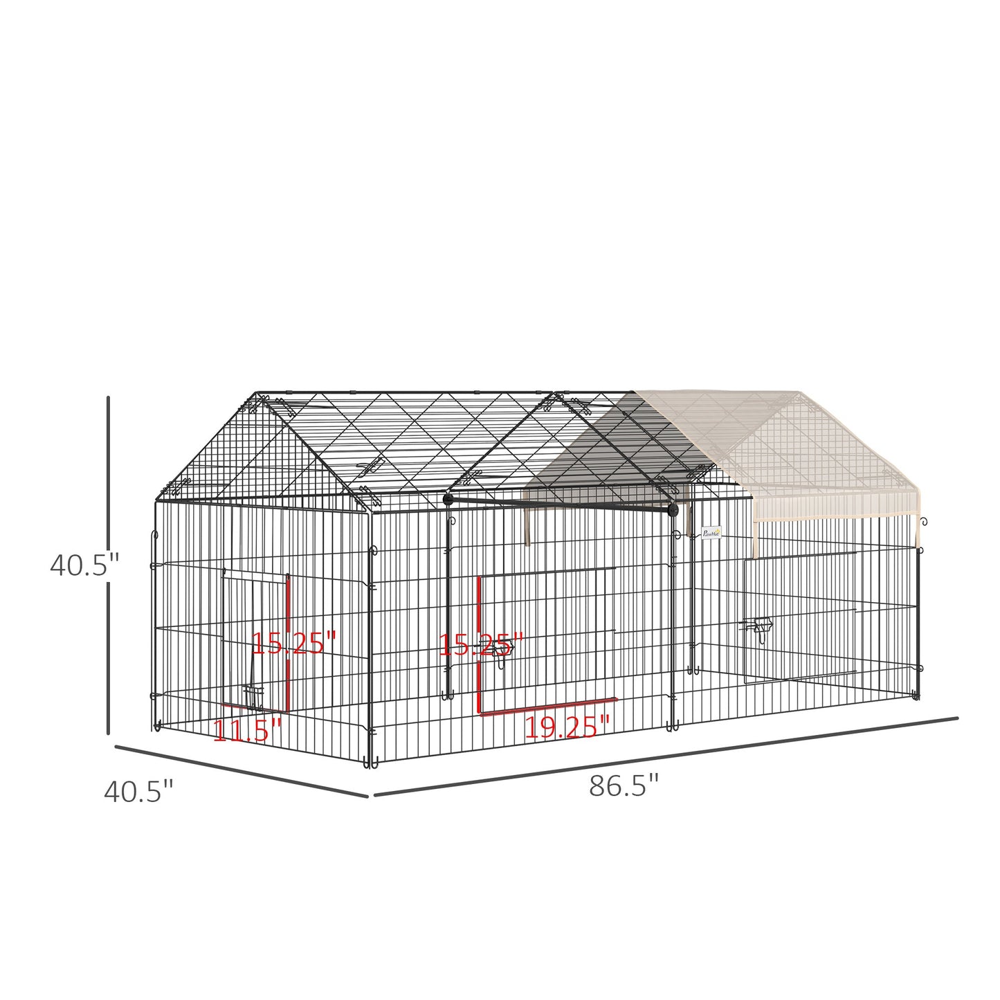 Metal Indoor Ferret Cage, Outdoor Dog Kennel, Small Animal Playpen, Beige Houses & Habitats   at Gallery Canada