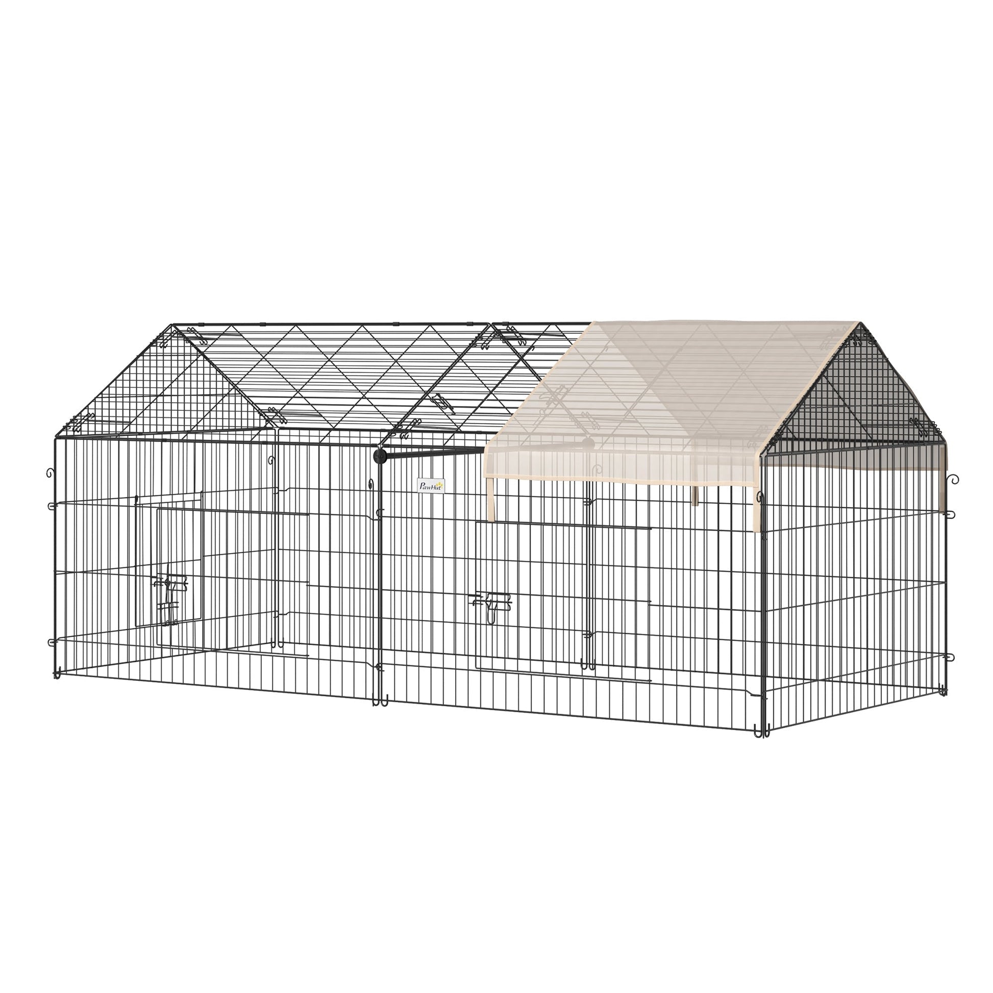 Metal Indoor Ferret Cage, Outdoor Dog Kennel, Small Animal Playpen, Beige Houses & Habitats Multi Colour  at Gallery Canada