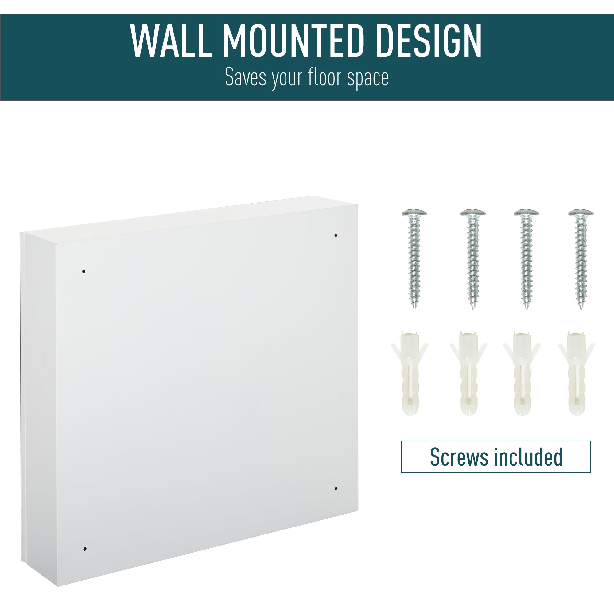 Wall Mounted Mirror Cabinet, Bathroom Medicine Cabinet with Mirror, 2 Doors and 3-tier Shelving Mirror Medicine Cabinets   at Gallery Canada