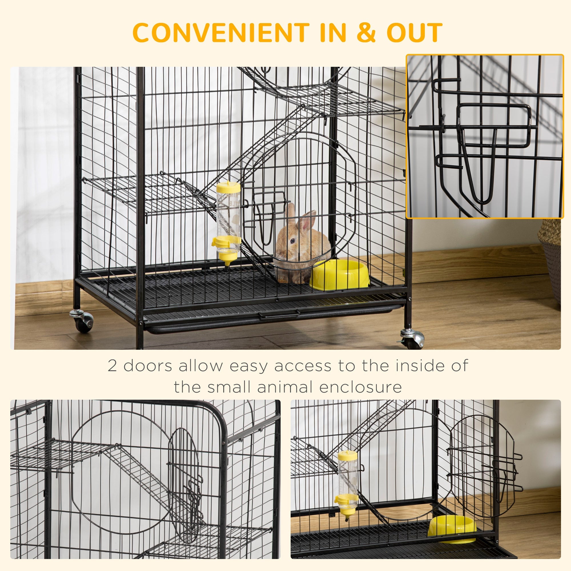 Rolling Small Animal Cage 36.6