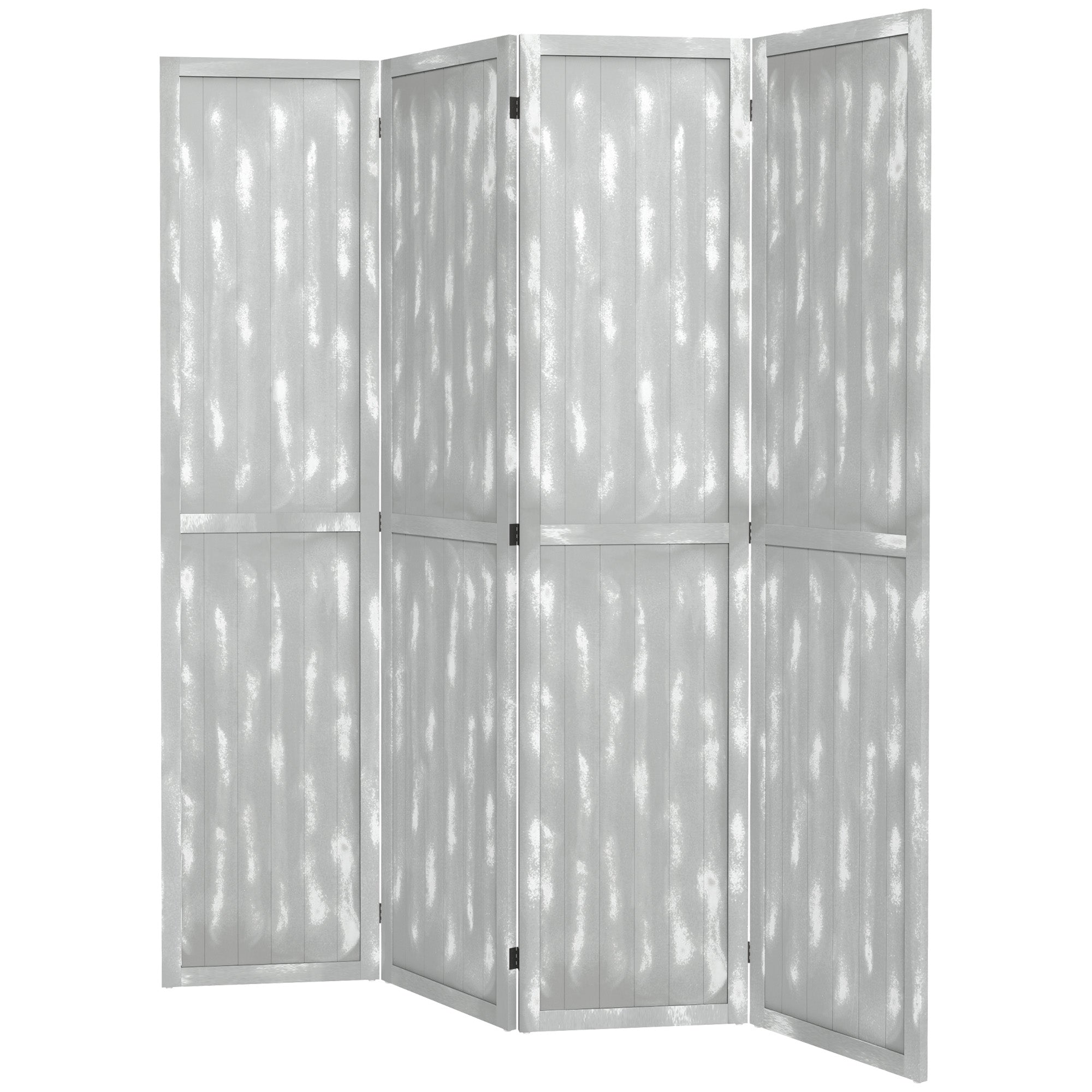 Screen Divider Room Divider Screen with Foldable Design for Indoor Bedroom Office 5.5' Grey Room Dividers at Gallery Canada