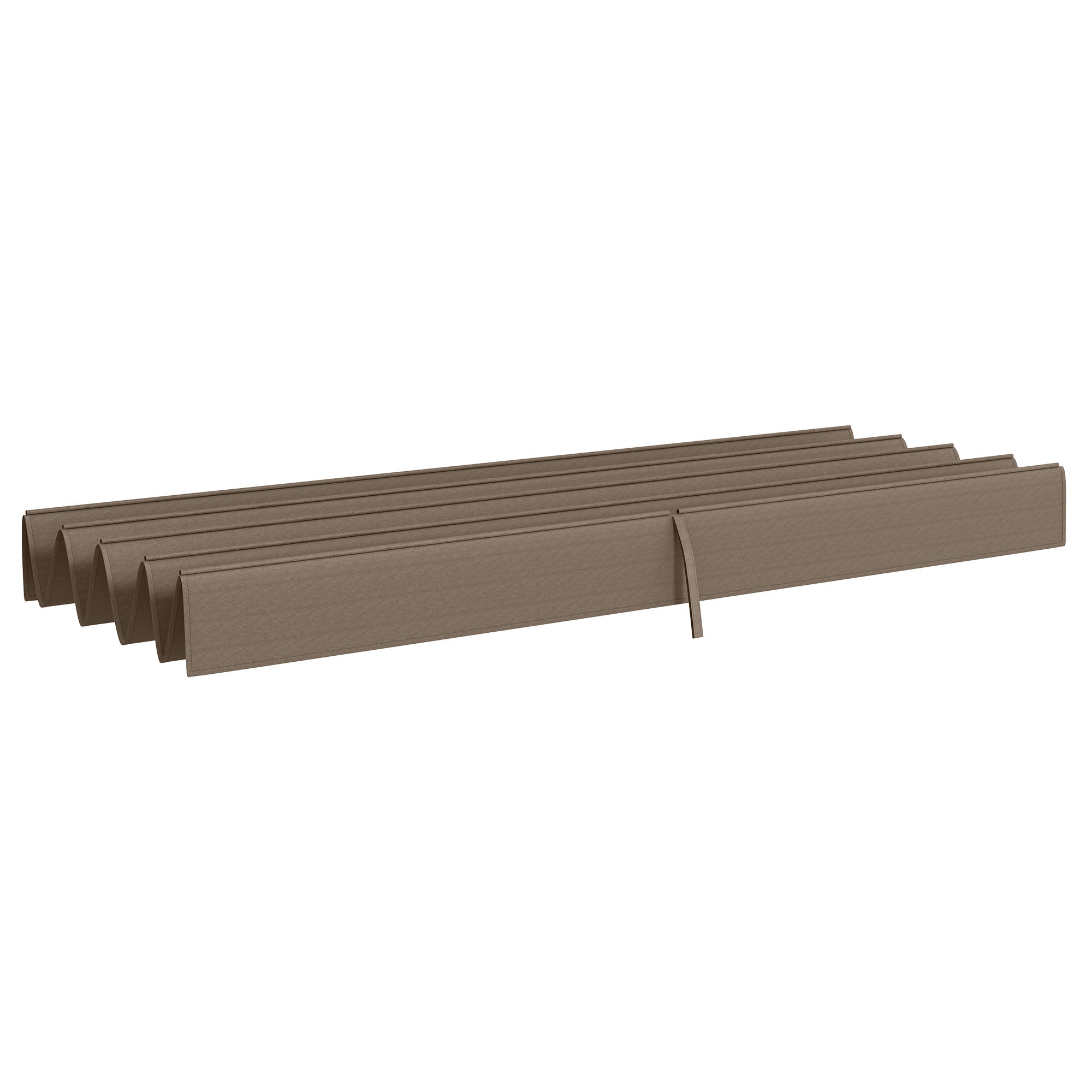 Pergola Canopy, Retractable Sun Shade Cover for 9.8' x 7.1' Pergola, UV30+ Protected, Coffee Gazebo Canopy Replacement at Gallery Canada