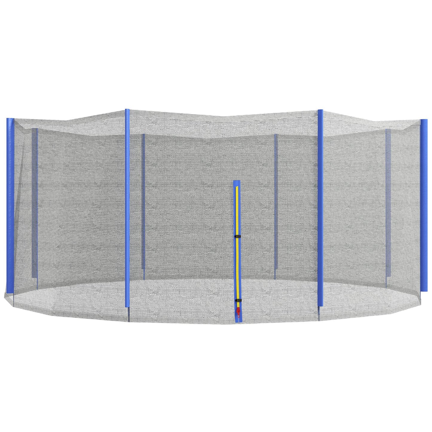 Trampoline Net Enclosure, Trampoline Netting Replacement with Zippered Entrance for 12ft Round Trampoline Trampolines Blue and Black  at Gallery Canada