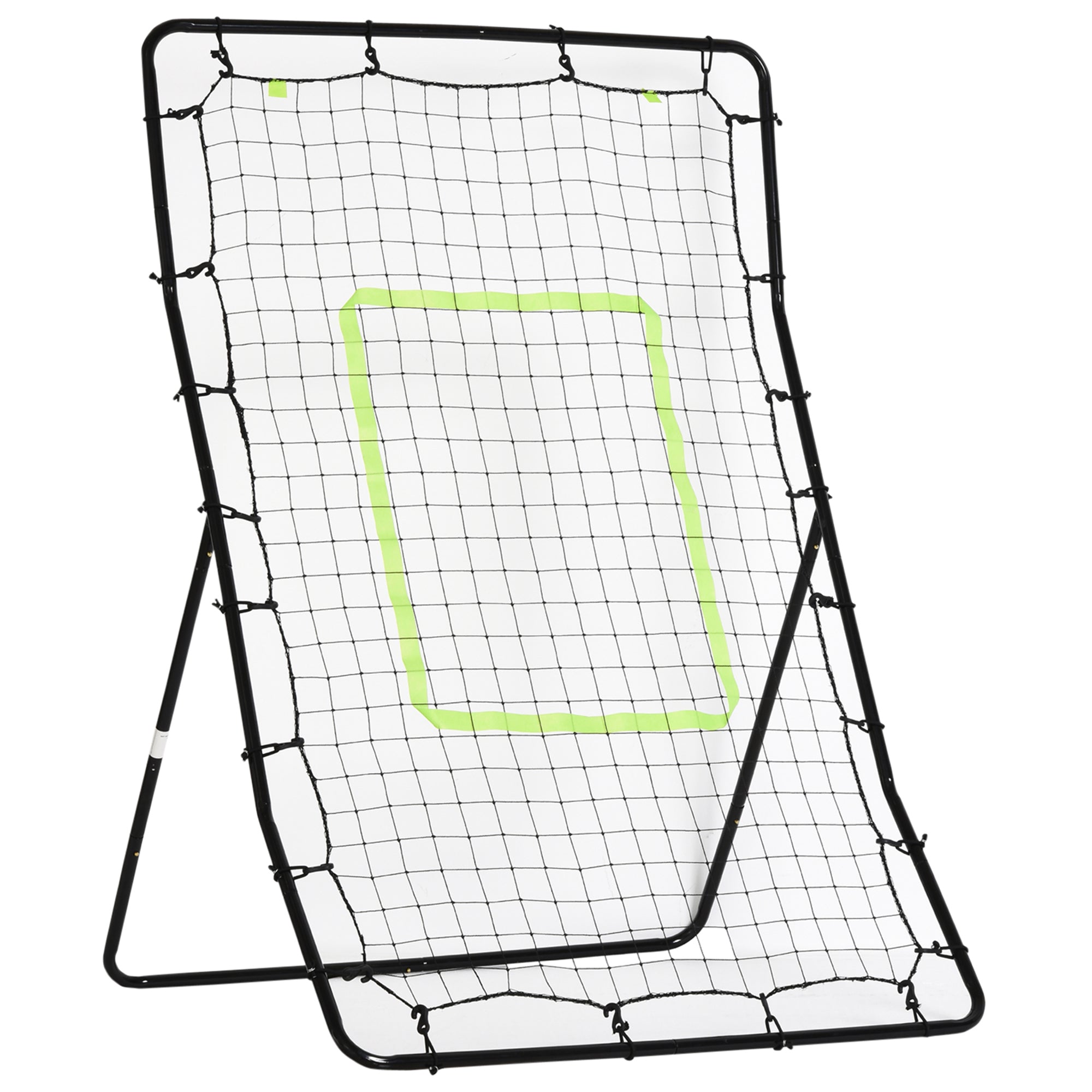4 x 5.7ft Volleyball Rebounder Net with Strike Zone, Adjustable Baseball Lacrosse Training Net for Pitching and Fielding Baseball Green and Black at Gallery Canada