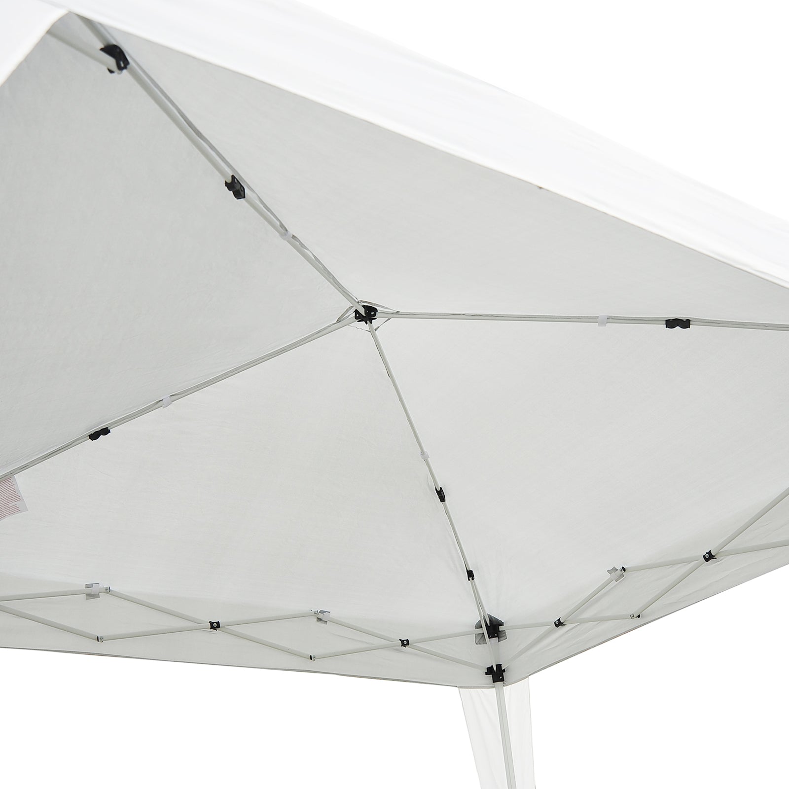x 10' Outsunny Arbor Barnum Folding Pop-up Garden Gazebo with Transport Bag-White Pop Up Canopies at Gallery Canada