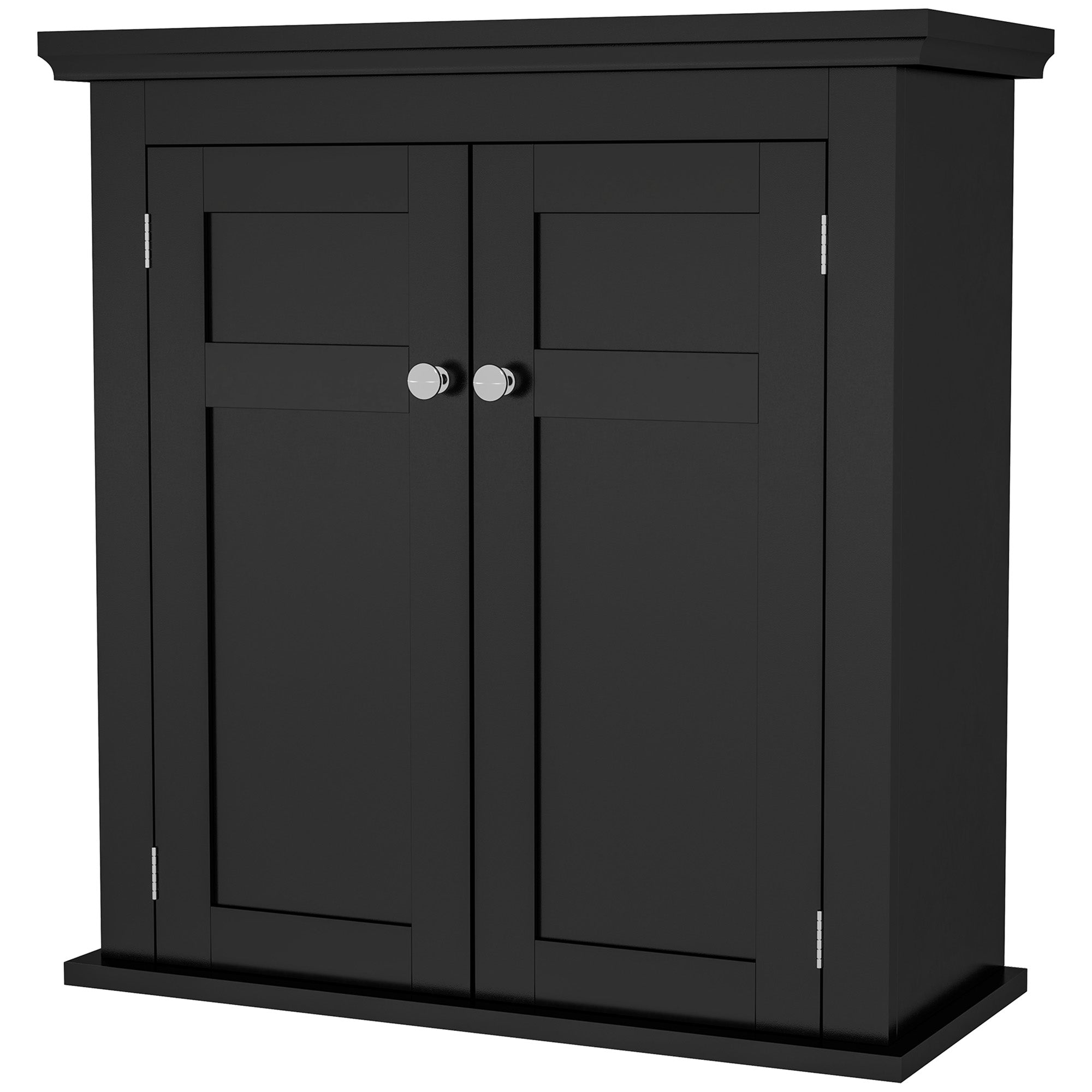 Bathroom Cabinet, Medicine Cabinet, Over Toilet Storage Cabinet with Adjustable Shelves for Entryway, Black Bathroom Cabinets at Gallery Canada