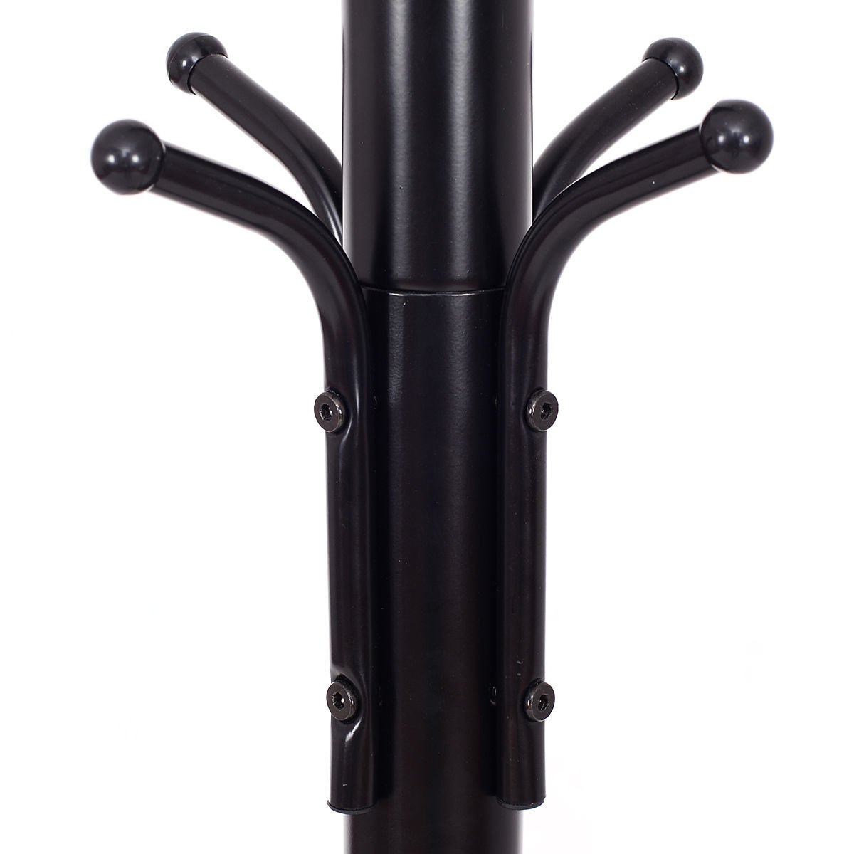 Metal Coat Rack with 12 Hooks, Black Coat Racks & Hall Trees   at Gallery Canada