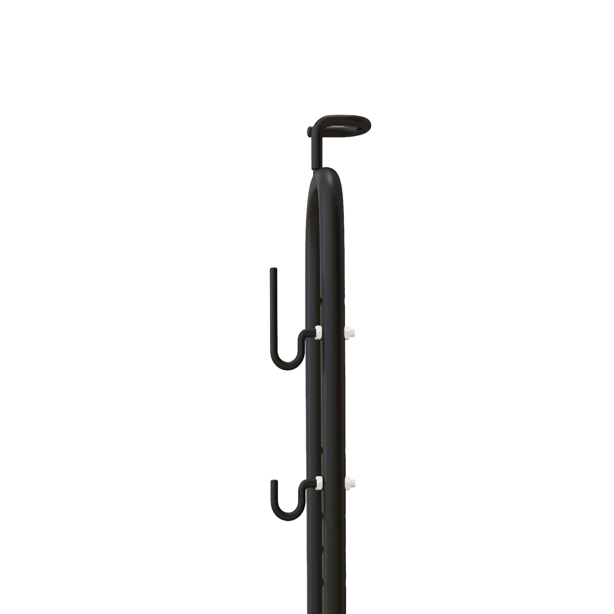 Vertical & Horizontal Bike Rack Bicycle Storage Stand with Adjustable Hooks, Fits 6