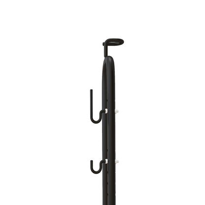 Vertical & Horizontal Bike Rack Bicycle Storage Stand with Adjustable Hooks, Fits 6"-28" and 700c Bikes Bike Parking Stands   at Gallery Canada