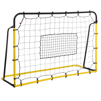 6 x 4 ft Rebound Net Soccer Goal with 5 Angle Adjustable for Soccer Baseball Basketball Training Football   at Gallery Canada