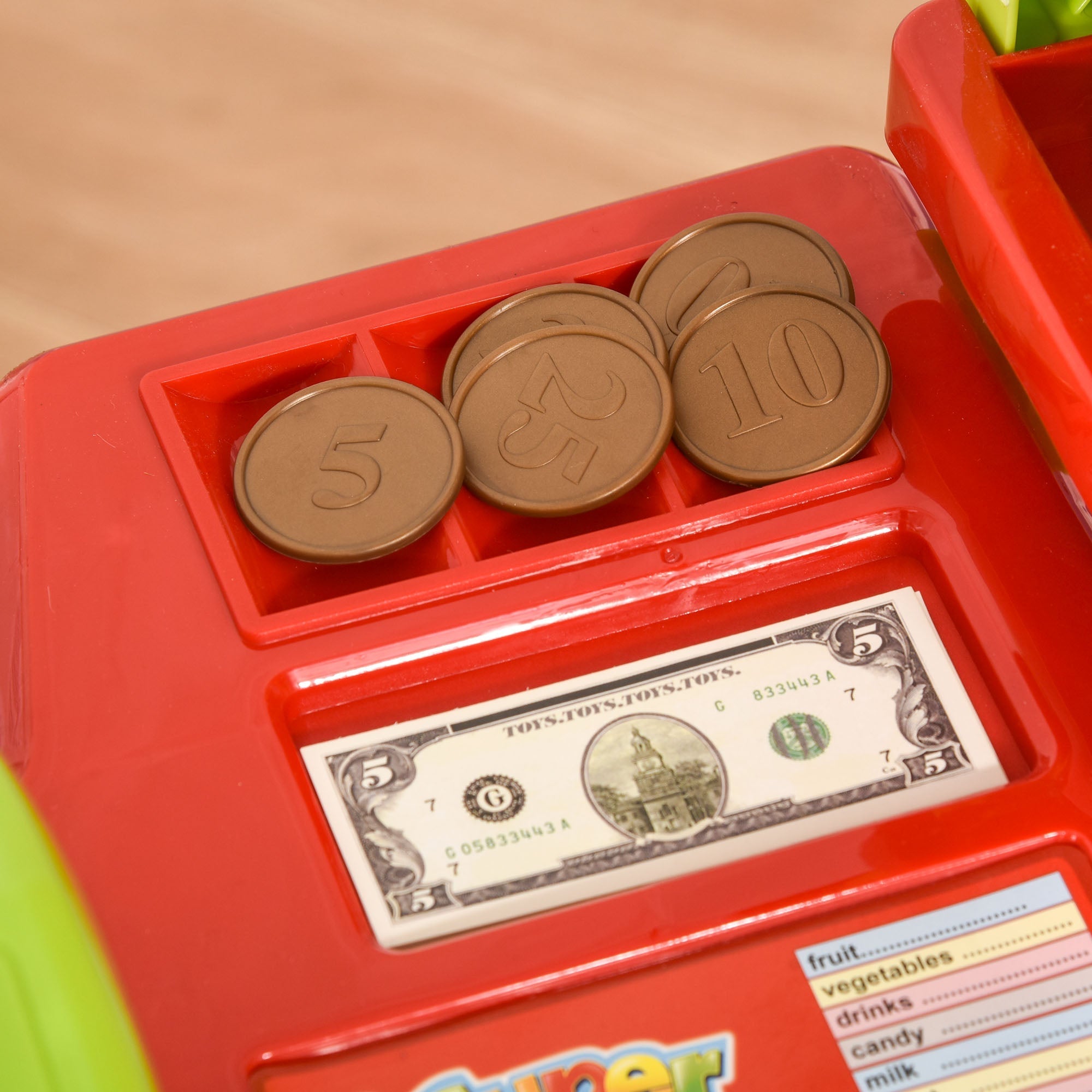 Kid Supermarket Playset with Cart, Scanner, Register, Light & Sound, Ages 3-6, Multi Colour Workbench Toy Sets   at Gallery Canada