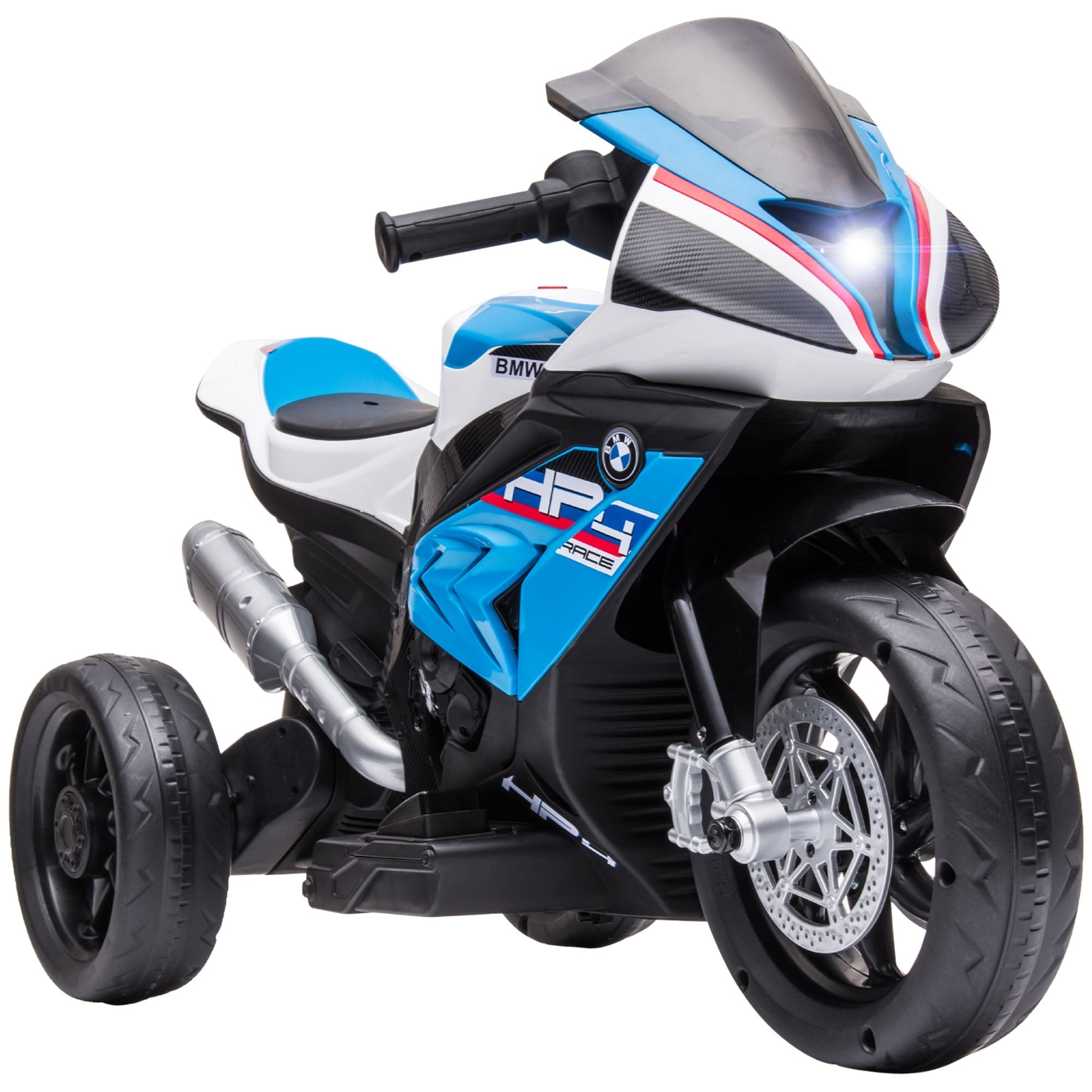 Kids 6V Electric Ride-On Motorcycle Battery Powered 1.5-5 Years Blue Electric Motorcycles Blue  at Gallery Canada