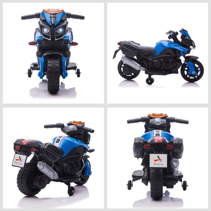 Kids Electric Motorcycle Ride-On Toy 6V 3 km/h Max Speed for Kids 18 - 48 months Blue Electric Motorcycles   at Gallery Canada