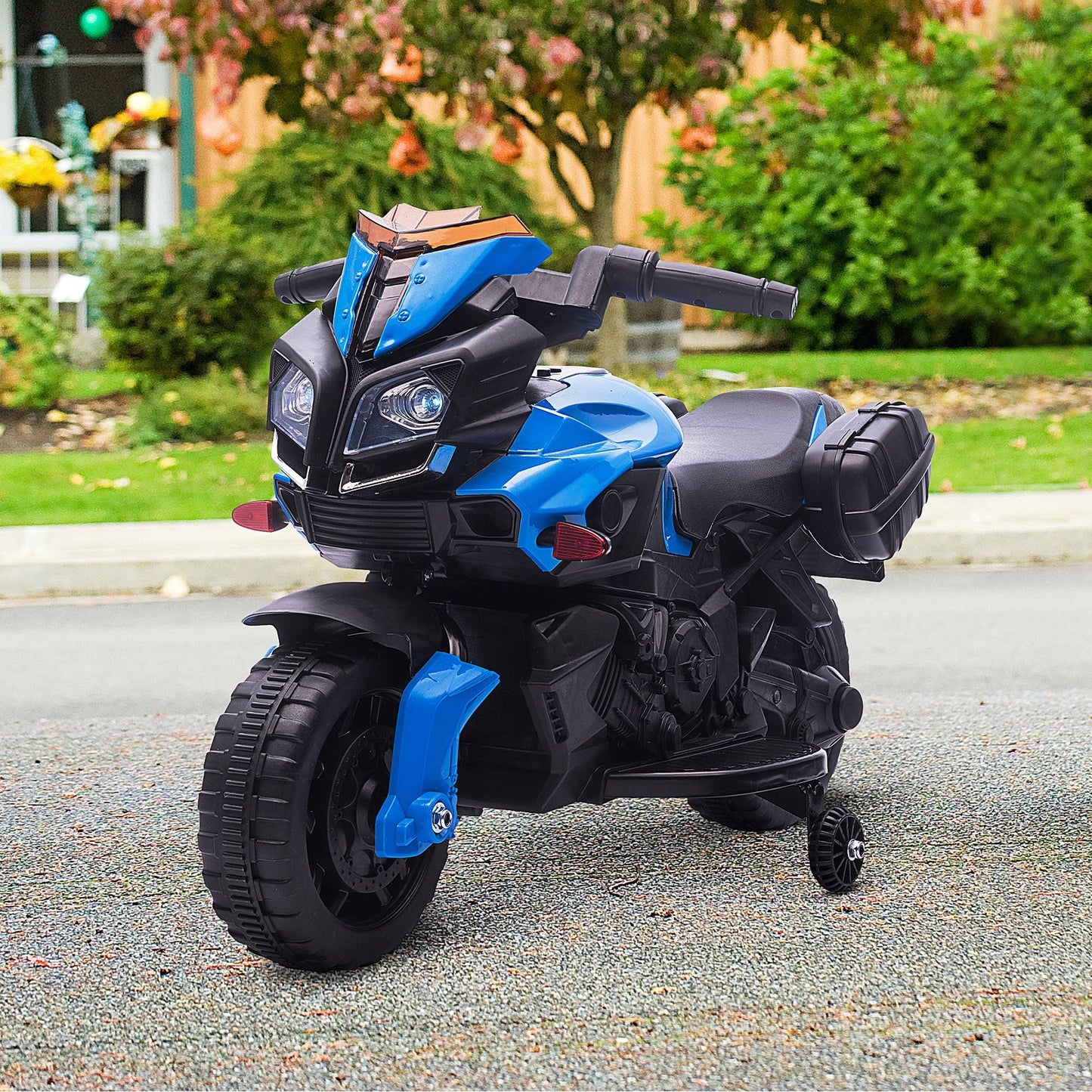 Kids Electric Motorcycle Ride-On Toy 6V 3 km/h Max Speed for Kids 18 - 48 months Blue Electric Motorcycles   at Gallery Canada