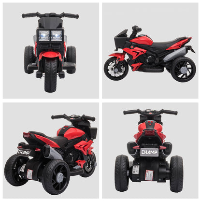 Kids Electric Pedal Motorcycle Ride-On Toy 6V Battery Powered w/ Music Horn Headlights Motorbike for Girls Boy Red Electric Motorcycles   at Gallery Canada