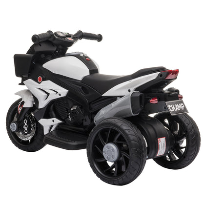 Kids Electric Pedal Motorcycle Ride-On Toy 6V Battery Powered w/ Music Horn Headlights Motorbike for Girls Boy White Electric Motorcycles   at Gallery Canada