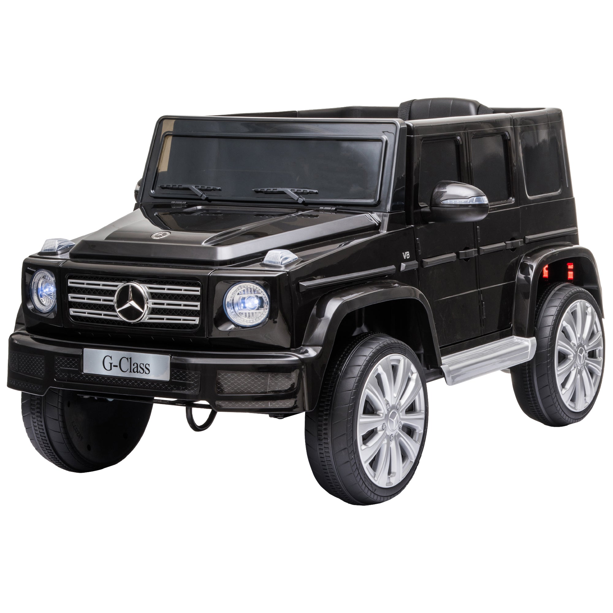 Kids Electric Ride On Compatible 12V Battery-powered Mercedes Benz G500 Toy Electric Toy Cars Black  at Gallery Canada