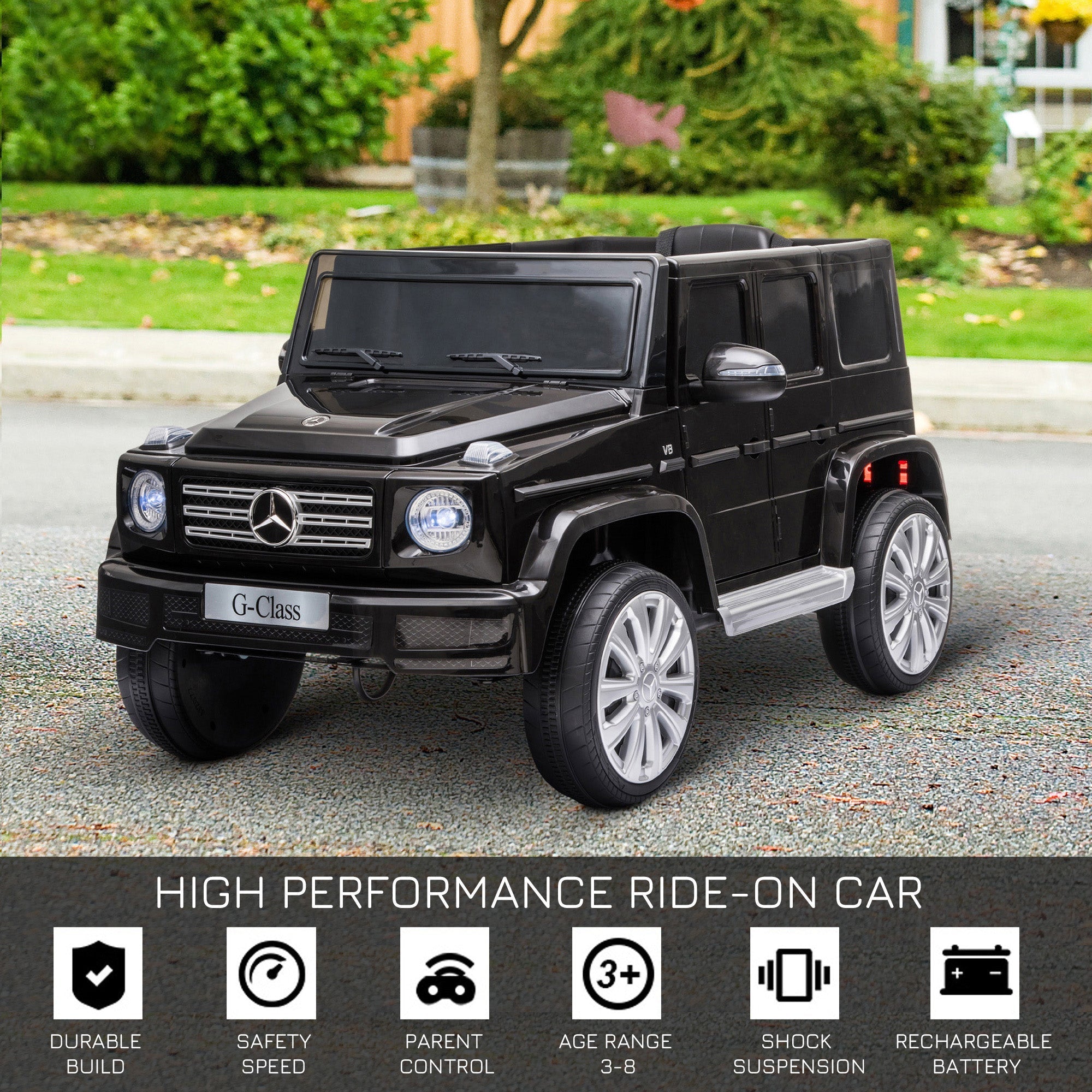 Kids Electric Ride On Compatible 12V Battery-powered Mercedes Benz G500 Toy Electric Toy Cars   at Gallery Canada