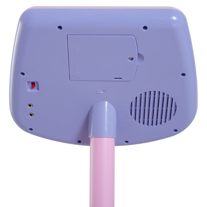 Kids Karaoke Disco Machine Toy Adjustable Microphone Speaker Stand Connected to iPod Phone MP3 Players Light Pink Electronic Musical Pianos   at Gallery Canada