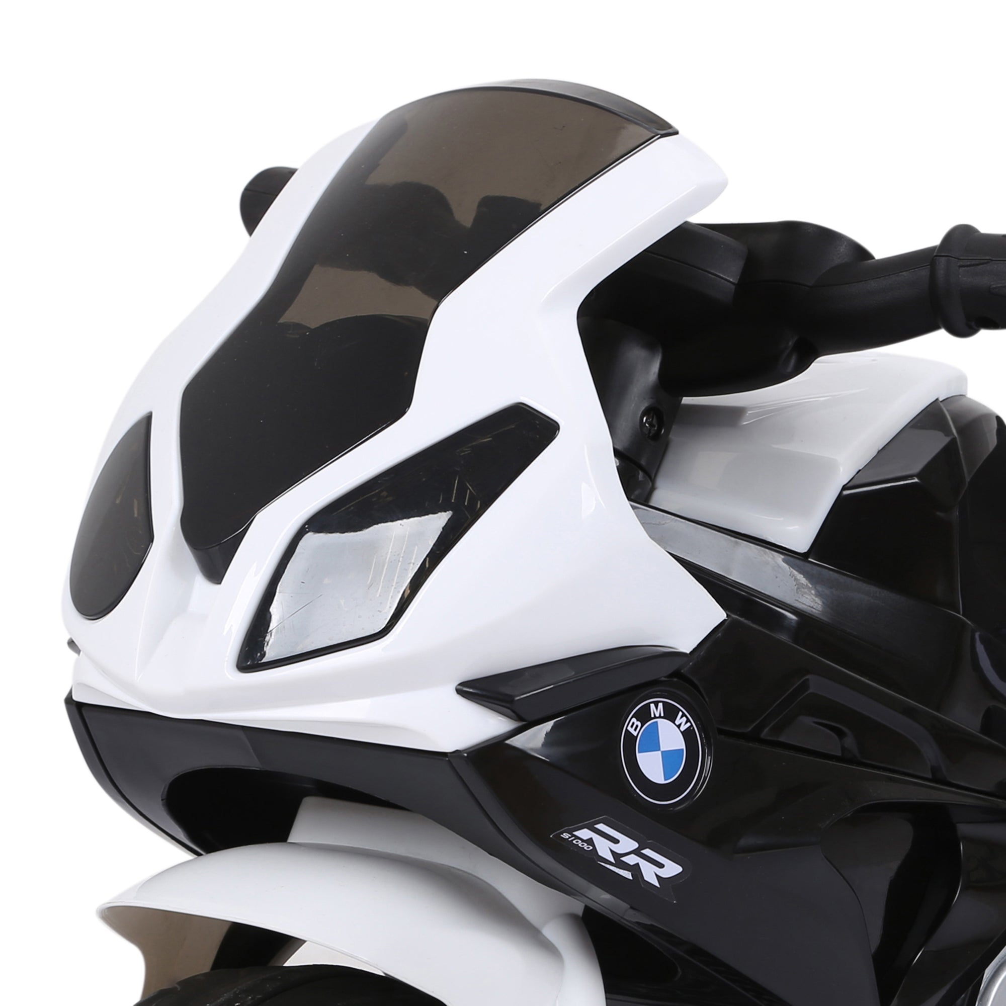 Licensed BMW 6V Kids Electric Motorcycle with Headlight, Music, 3 Wheels - Black Electric Motorcycles   at Gallery Canada