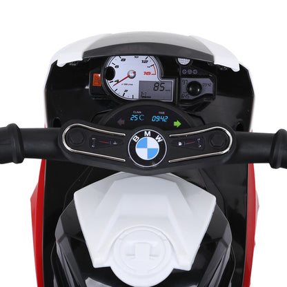 Licensed BMW 6V Battery Powered Kids Motorcycle with Headlight, Music, 3 Wheels - Red Electric Motorcycles   at Gallery Canada