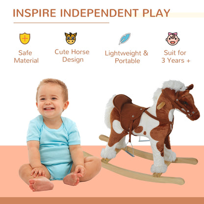 Kids Rocking Horse Ride on Toy for Toddler 3 year old with Nursery Rhyme Music and Light Rocking Horses   at Gallery Canada