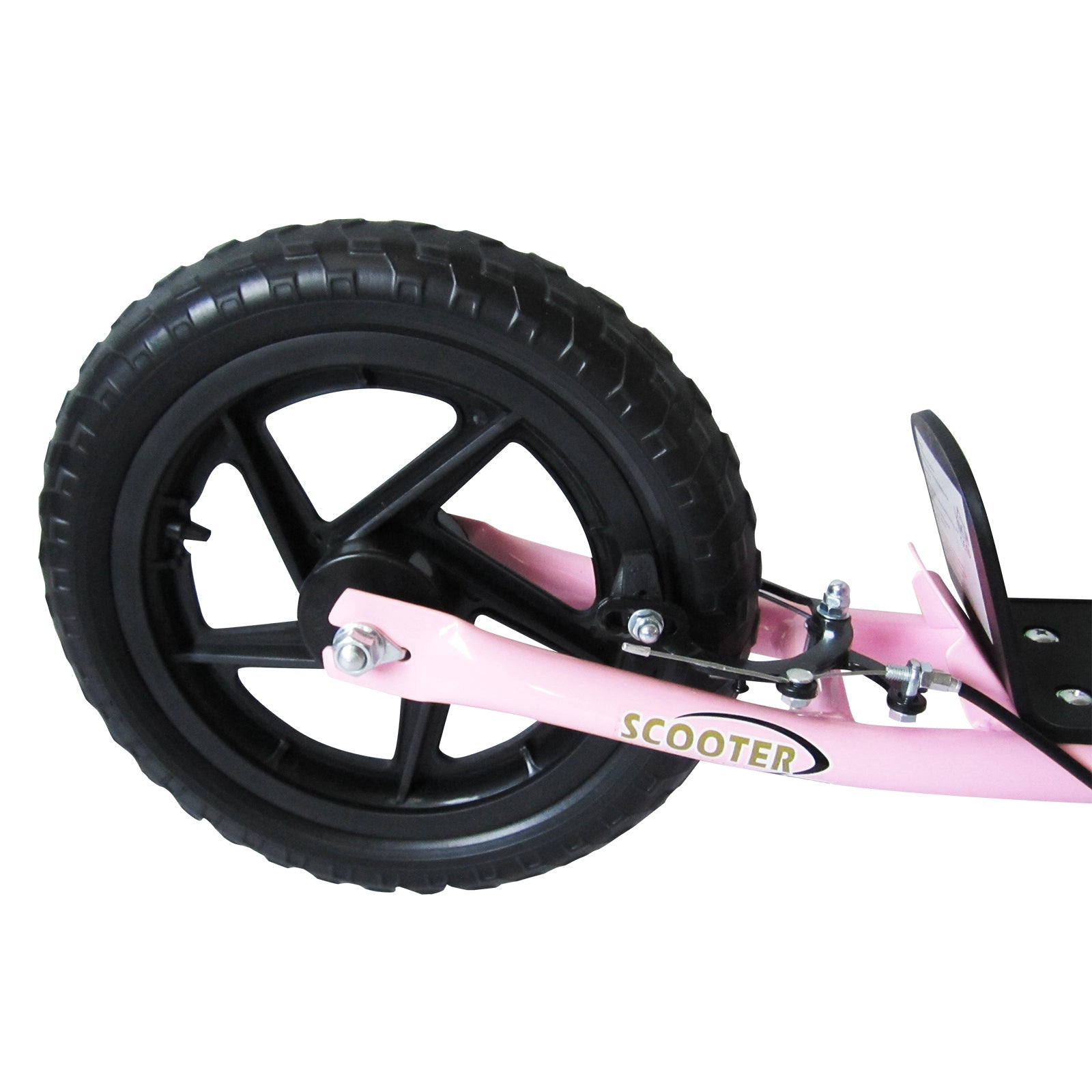 Kids Scooter Street Bike Bicycle for Teens Ride on Toy w/ 12'' Tire for 5-12 Year Old Pink Scooters   at Gallery Canada