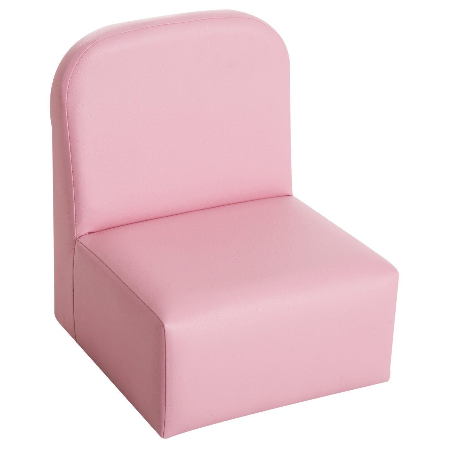 Kids Sofa, 2-in-1 Multi-Functional Toddler Table and Chair, Children Armchair Sturdy Couch for 3-9 Years Old, Pink Kids Chairs & Seating   at Gallery Canada