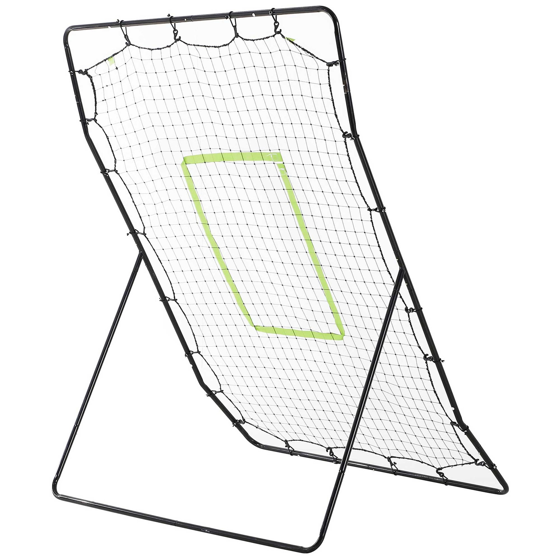 4 x 5.7ft Volleyball Rebounder Net with Strike Zone, Adjustable Baseball Lacrosse Training Net for Pitching and Fielding Baseball   at Gallery Canada