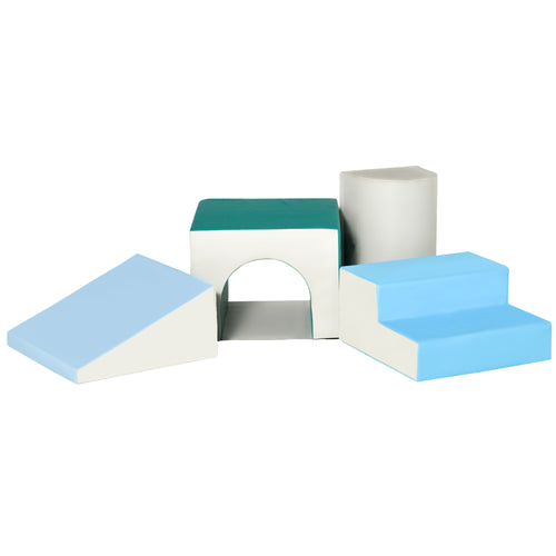 Foam Climbing Blocks for Toddlers, Kids Modular Play Set for Baby Children, Soft Play Equipment for Crawling Sliding, Easy-to-clean Safe DIY Creative, Multicolor